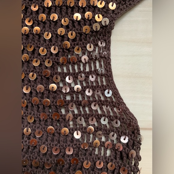 Little Brown Sparkle Shrug - Picture 15 of 16